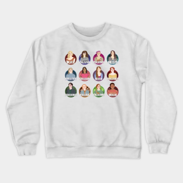 Y2K All Characters - season 1 order Crewneck Sweatshirt by y2kpod